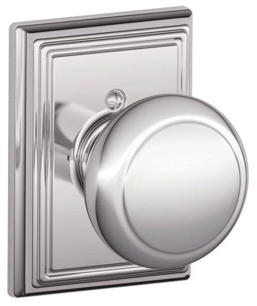 ANDOVER KNB WITH ADDISON TRIM NN-TURNING LOCK IN BRIGHT CHROME 