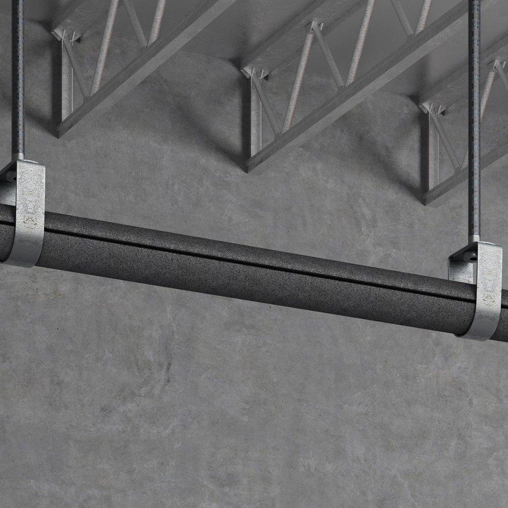 Jones Stephens Black 3/8 in. x 6 ft. -200 to 200 Deg F (-129 to 93 Deg C) Polyethylene Self-Sealing Pipe Insulation 