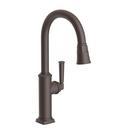 Newport Brass Oil Rubbed Bronze Single Handle Pull Down Kitchen Faucet 
