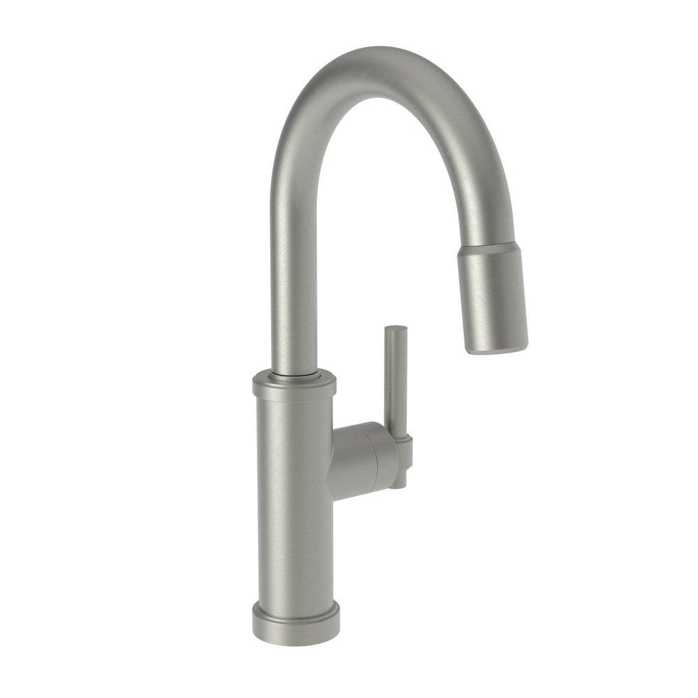 Newport Brass Satin Nickel - PVD Single Handle Lever Bar Faucet 