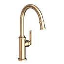 Newport Brass French Gold - PVD Pull Down Kitchen Faucet 