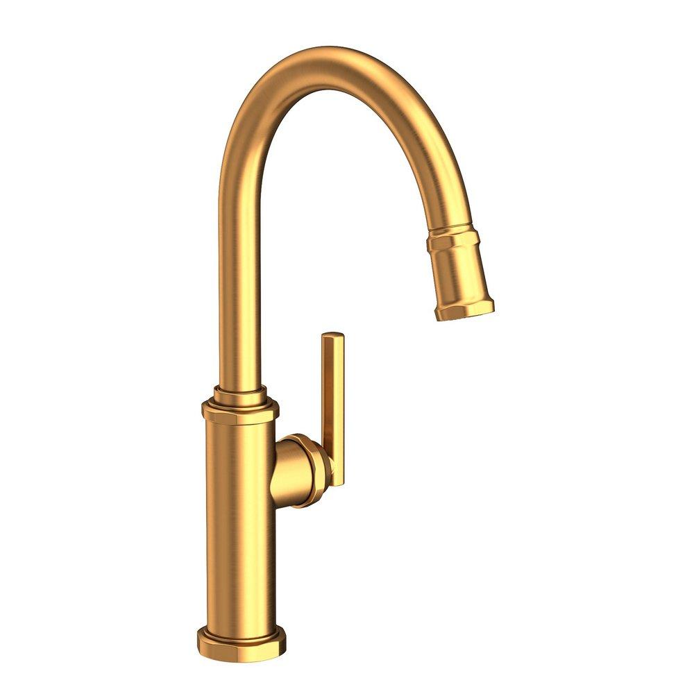 Newport Brass Satin Gold - PVD Pull Down Kitchen Faucet 