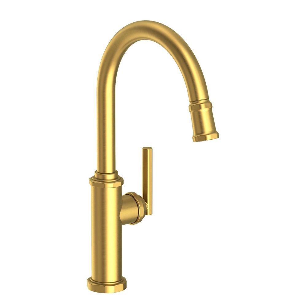 Newport Brass Satin Brass - PVD Pull Down Kitchen Faucet 