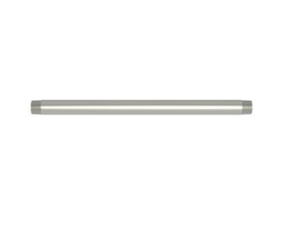 Newport Brass Satin Nickel - PVD 1/2 x 12 in. NPT Solid Brass Shower Arm 