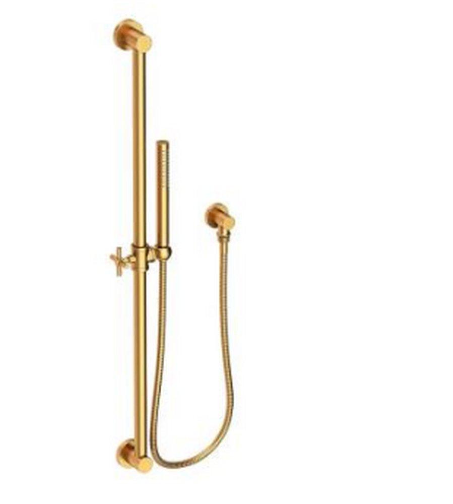 Newport Brass Satin Gold - PVD 37-22/25 in. Shower Rail 