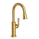 Newport Brass Satin Bronze - PVD Single Handle Pull Down Kitchen Faucet 