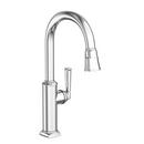 Newport Brass Polished Chrome Single Handle Pull Down Kitchen Faucet 