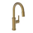 Single Handle Pull Down Bar Faucet in Satin Bronze - PVD