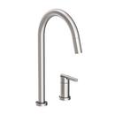 Single Handle Pull Down Kitchen Faucet in Stainless Steel - PVD