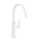 Newport Brass Matte White Single Handle Pull Down Kitchen Faucet 