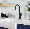 Newport Brass Flat Black Single Handle Pull Down Kitchen Faucet 