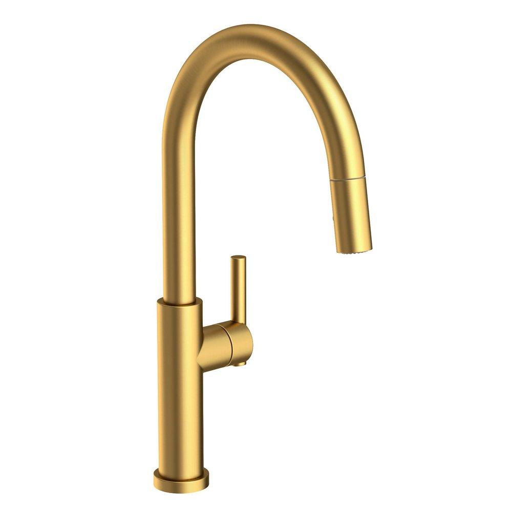 Newport Brass Satin Bronze - PVD Pull Down Kitchen Faucet 