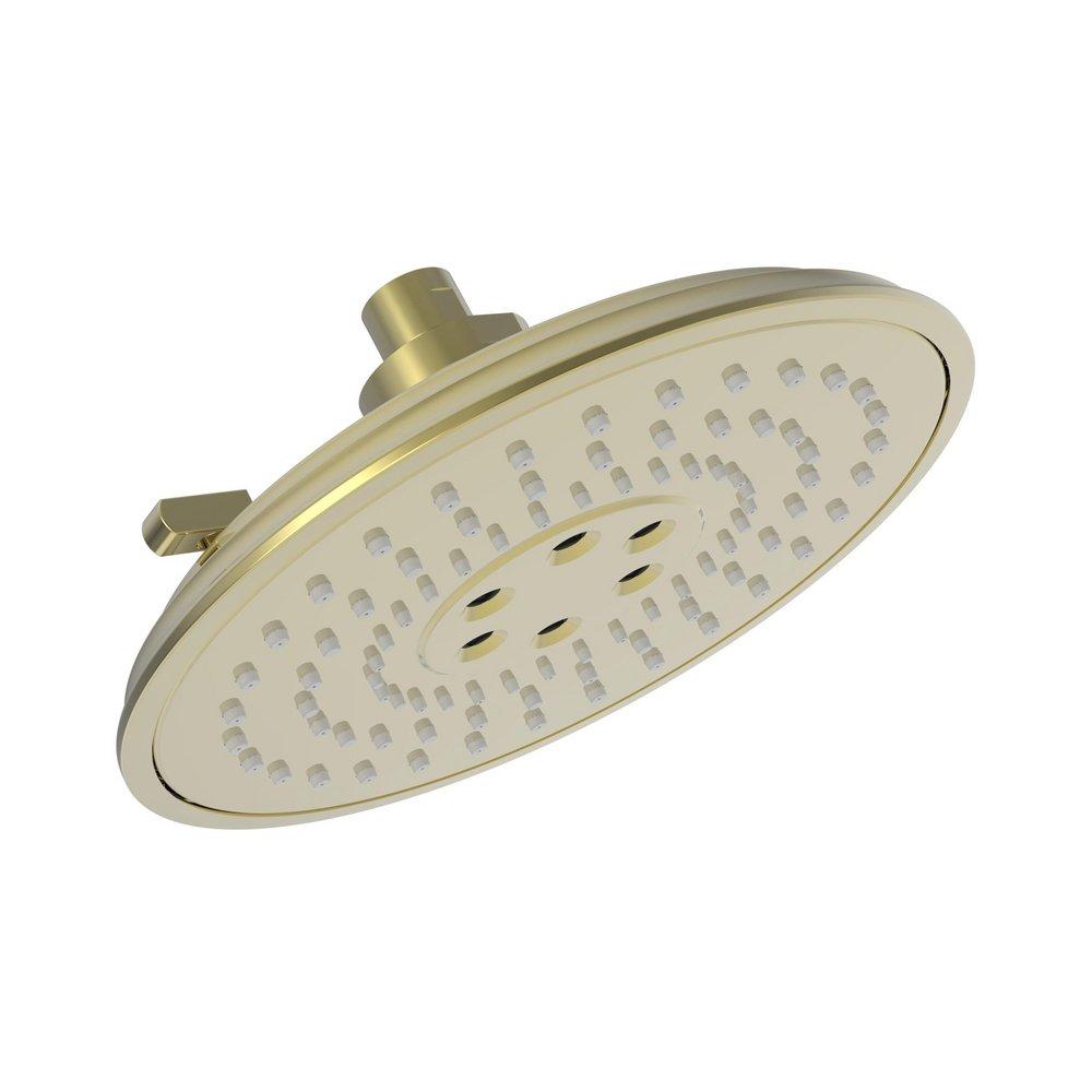 Newport Brass Uncoated Polished Brass - Living Multi Stream,Luxnetic Wave and Pause Showerhead 
