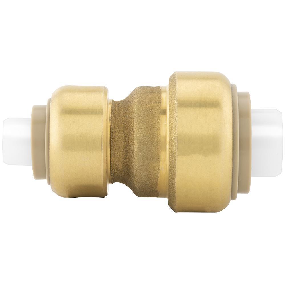 Jones Stephens Rough Brass Push On Reducing Coupling 