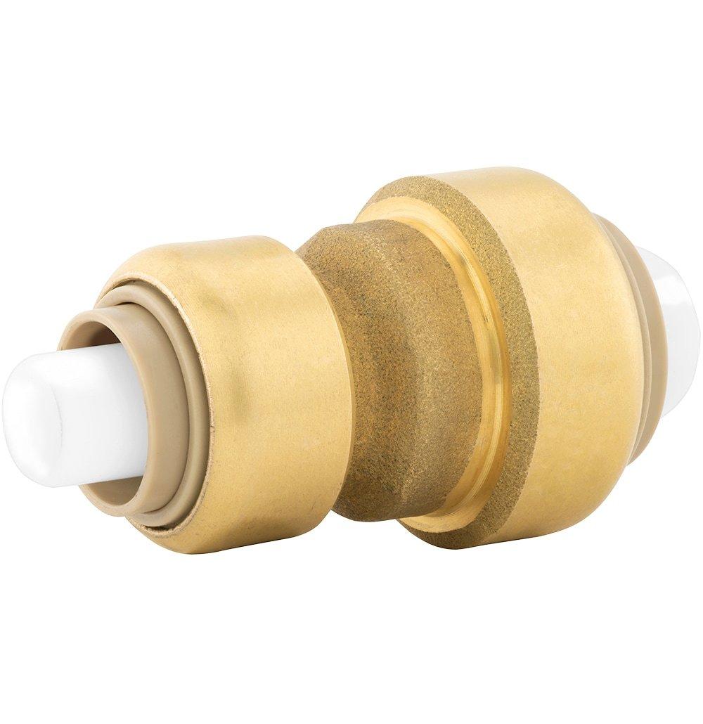 Jones Stephens Rough Brass Push 200 psi Reducing Brass Coupling 