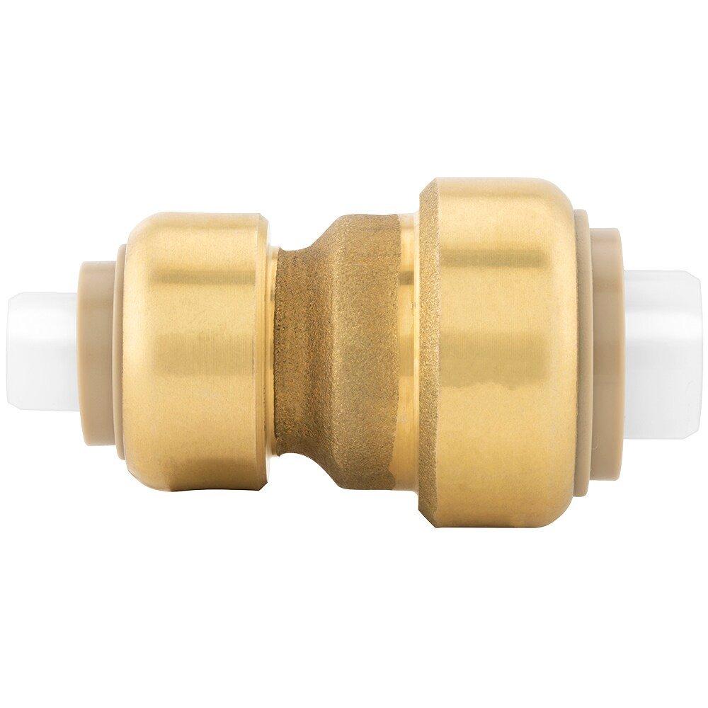 Jones Stephens Rough Brass Push 200 psi Reducing Brass Coupling 