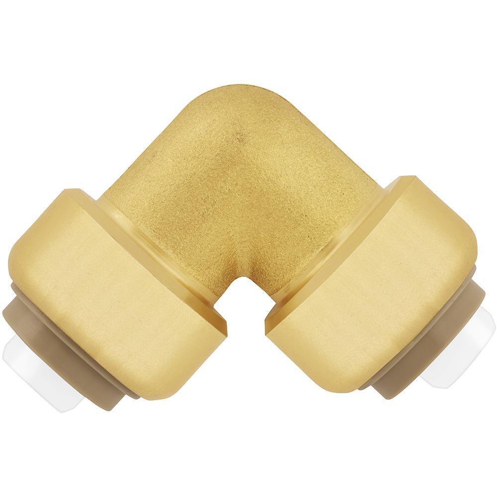 Jones Stephens Rough Brass Brass Push 90&deg; Elbow 