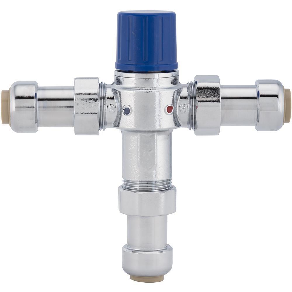 Jones Stephens 3/4 in. Push On Thermostatic Mixing Valve Ferguson