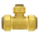 Jones Stephens Rough Brass Push 200 psi Reducing Brass Tee 