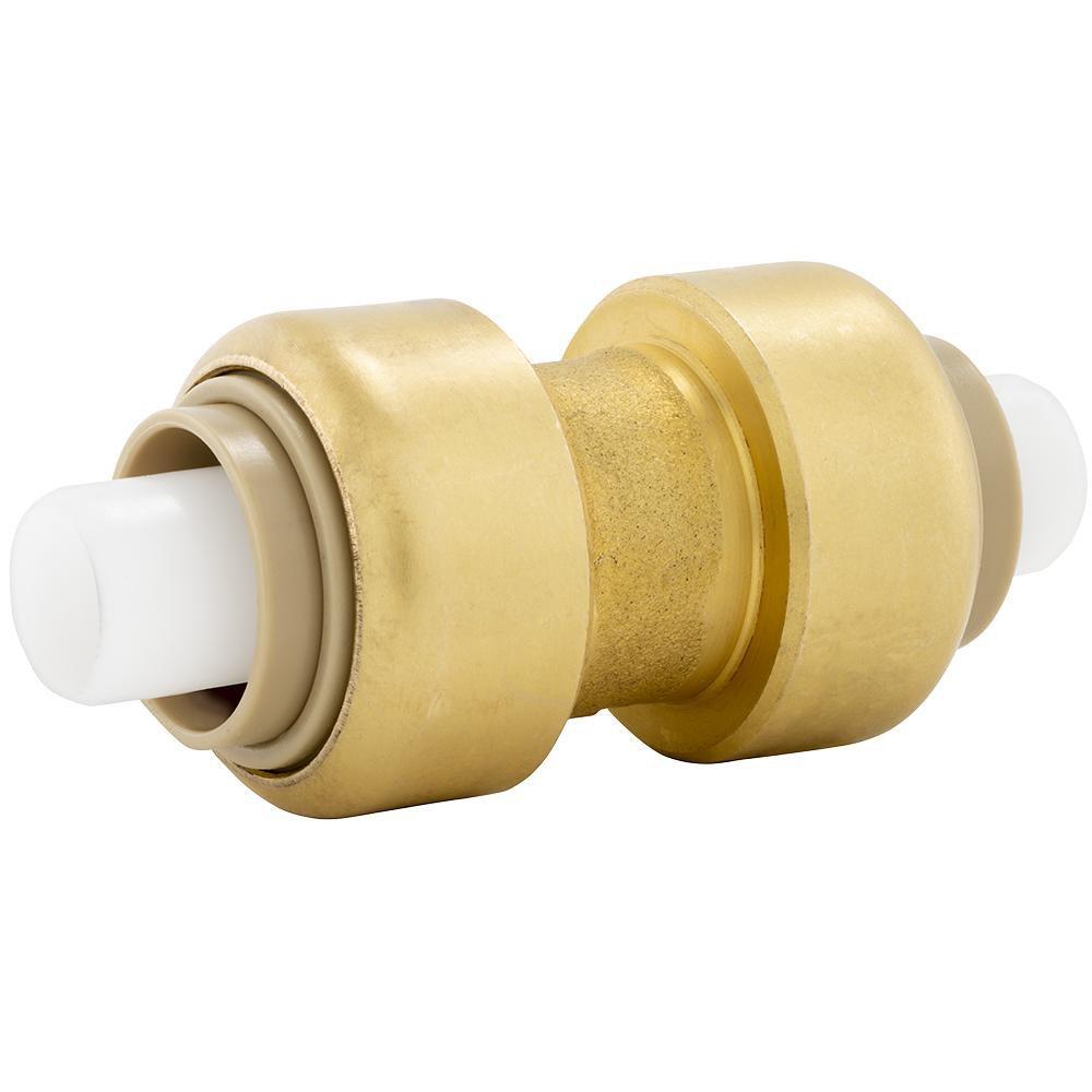 Jones Stephens Plumbite® 1 in. Push Global Brass Coupling