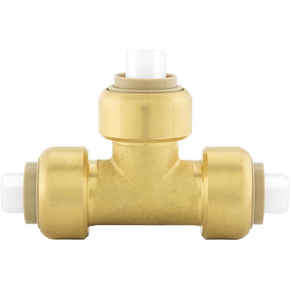 Jones Stephens Rough Brass Push Global Brass Tee 