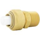 3/4 x 1-37/50 in. Push x MNPT Global Brass Adapter