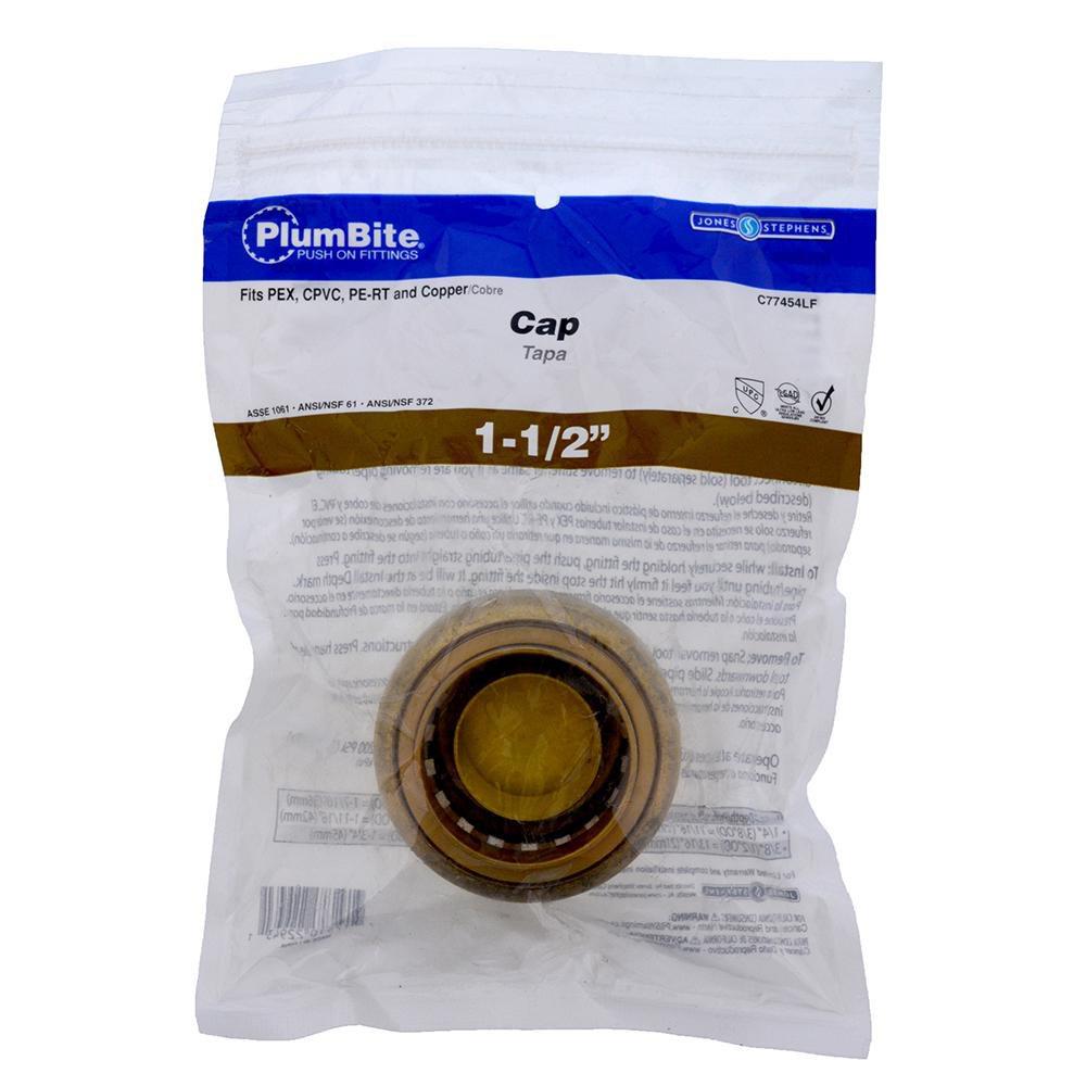 Jones Stephens Rough Brass Push On Cap 