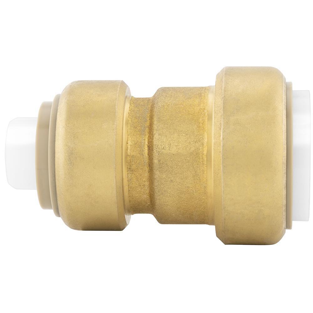 Jones Stephens Rough Brass Push 200 psi Brass Coupling 