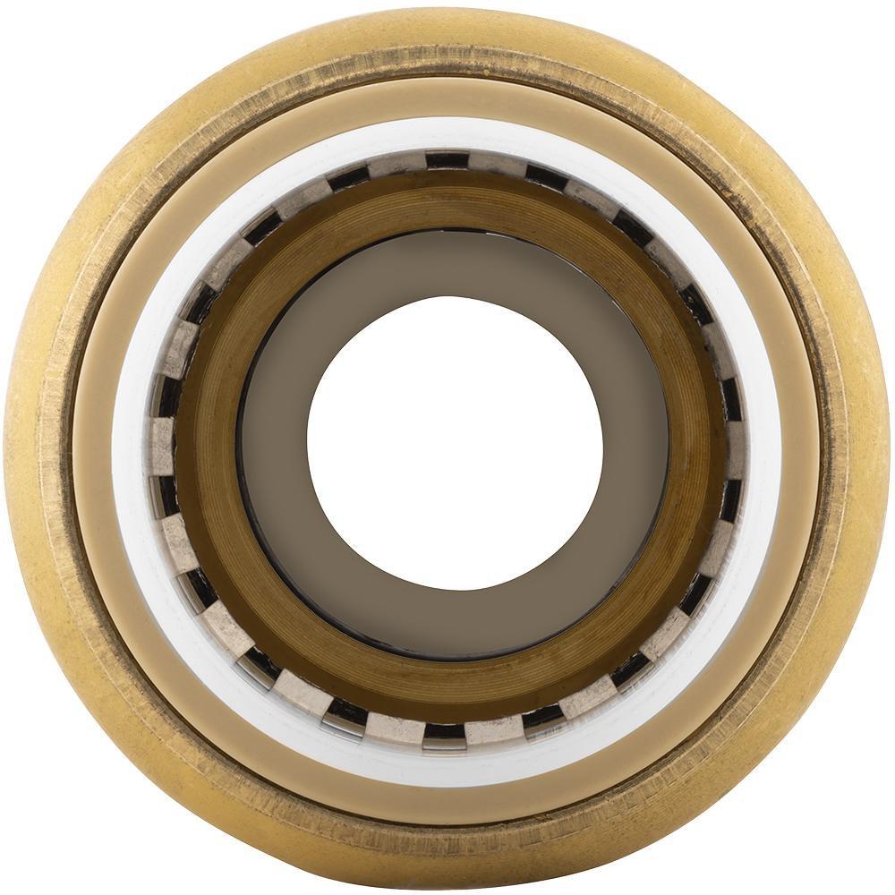 Jones Stephens Rough Brass Push On Transition Coupling 