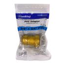 Jones Stephens Rough Brass Push 200 psi Brass Coupling 