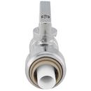 Jones Stephens Chrome Plated Push x Compression Straight Supply Stop Valve in Chrome 
