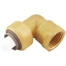 Jones Stephens Rough Brass Push On 90 Degree Elbow Adapter 