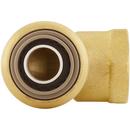 Jones Stephens Rough Brass Push On 90 Degree Elbow Adapter 