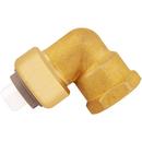 Jones Stephens Rough Brass Push 200 psi Brass 90 Degree Elbow Adapter 