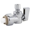 Jones Stephens Chrome Plated Push x Compression Angle Supply Stop Valve in Chrome 