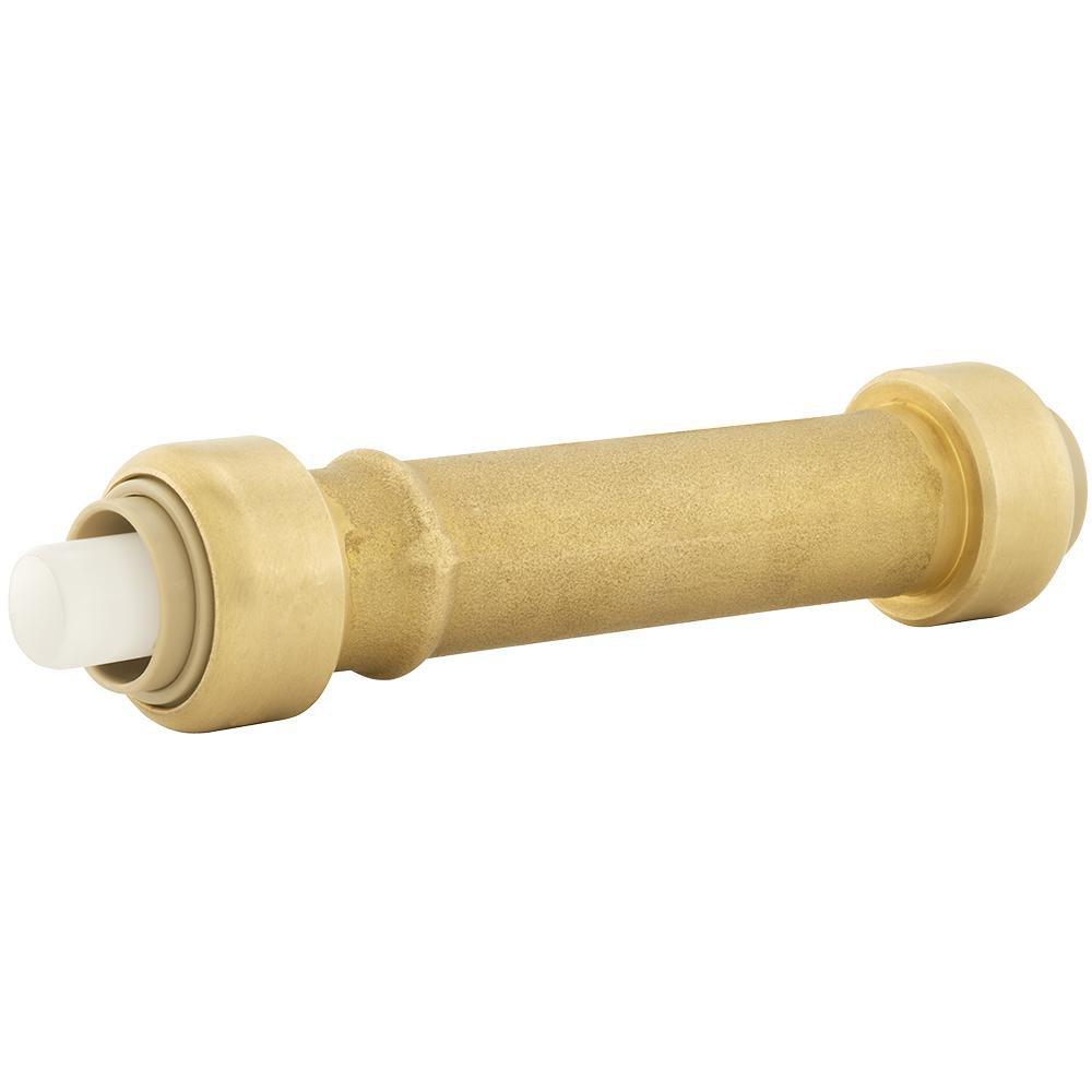 Jones Stephens Rough Brass Push On Repair Coupling with Removal Tool 
