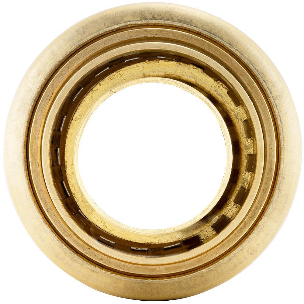 Jones Stephens Rough Brass Push On Coupling 