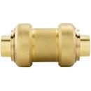 Jones Stephens Rough Brass Push On Brass Coupling 