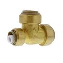 Jones Stephens Rough Brass Push On Reducing Tee 