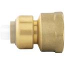 Jones Stephens Rough Brass Push x FNPT 200 psi Reducing Brass Adapter 