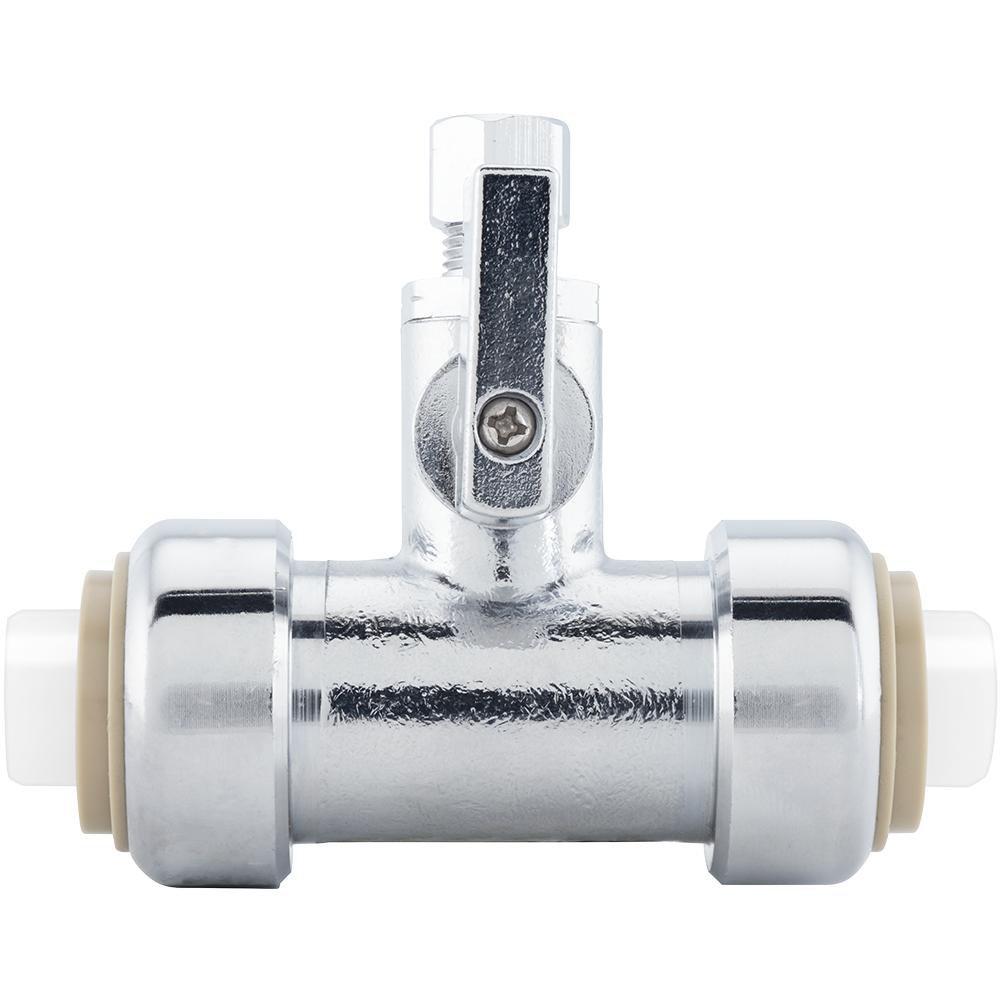 Jones Stephens Chrome Plated Push 200 psi Reducing Brass Compression Tee 