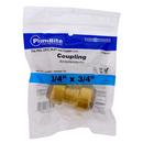 Jones Stephens Rough Brass Push Global Brass Coupling 