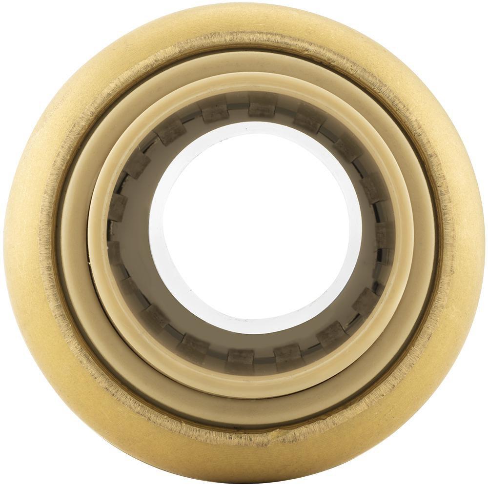 Jones Stephens Rough Brass Push On Adapter 