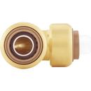 Jones Stephens Rough Brass Brass Push 90° Elbow 