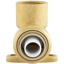 Jones Stephens Rough Brass Push On Drop Ear 90 Degree Elbow 