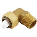 Jones Stephens Rough Brass Push On 90 Degree Elbow Adapter 
