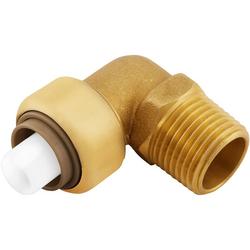 1/2 in. MPT Push On 90 Degree Elbow Adapter