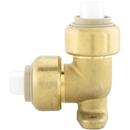 Jones Stephens Rough Brass Push 200 psi Brass 90 Degree Elbow 