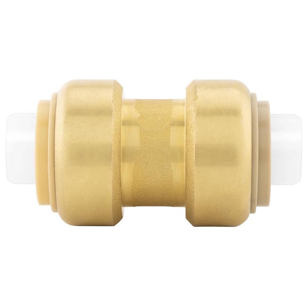 Jones Stephens Rough Brass Push On Transition Coupling 