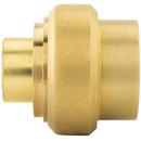 Jones Stephens Rough Brass Push-to-Connect 200 psi Brass Cap 